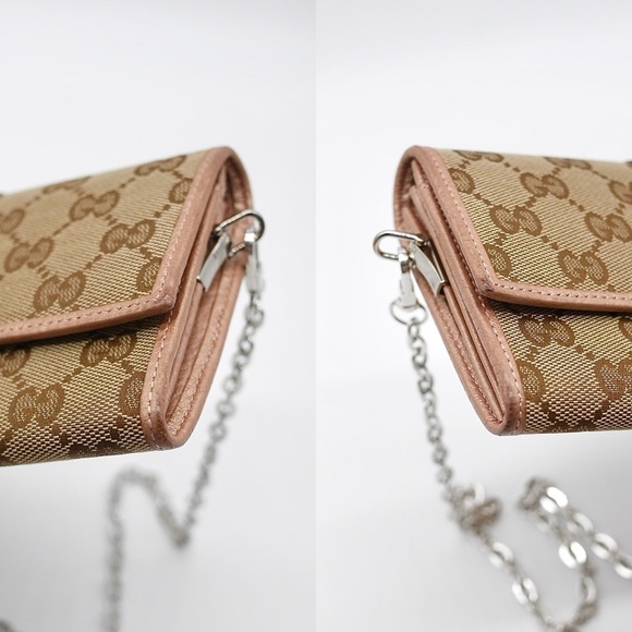 🍓GUCCI GG Envelop Canvas Wallet - Picture 10 of 14